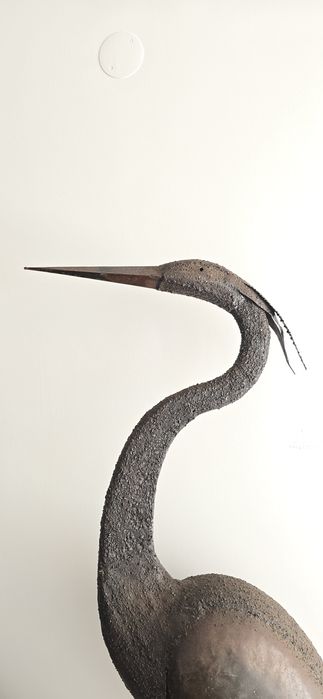 Garças em metal, Artesanal