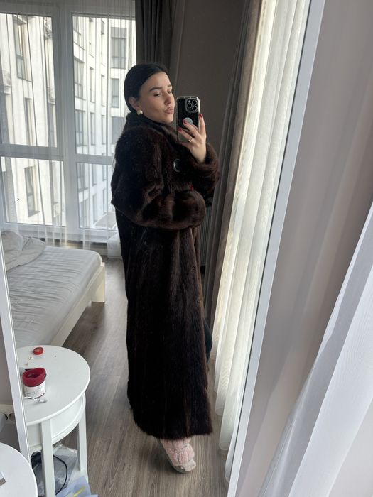 Норкова шуба вінтаж