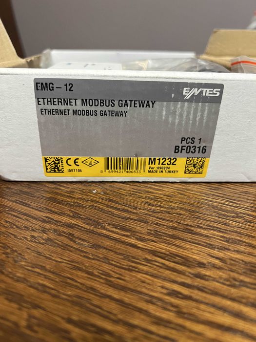 Analizator parametrów sieci MPR-47S Modbus RTU + ENTES EMG-12 Gateway