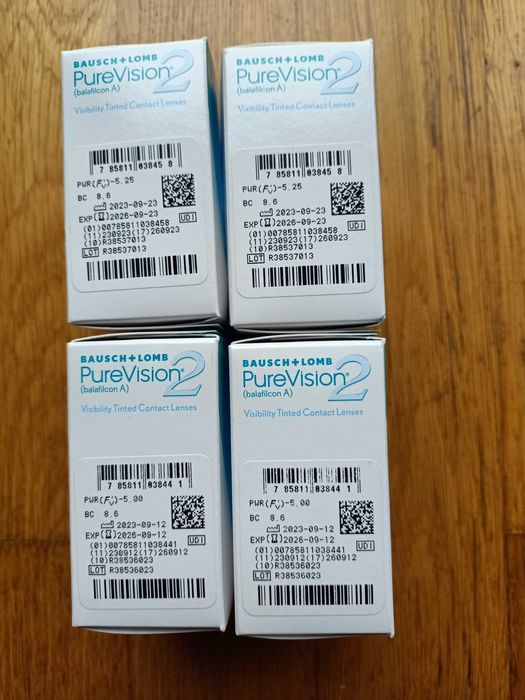 PureVision2 soczewki kontaktowe Bausch&Lomb -5,0D