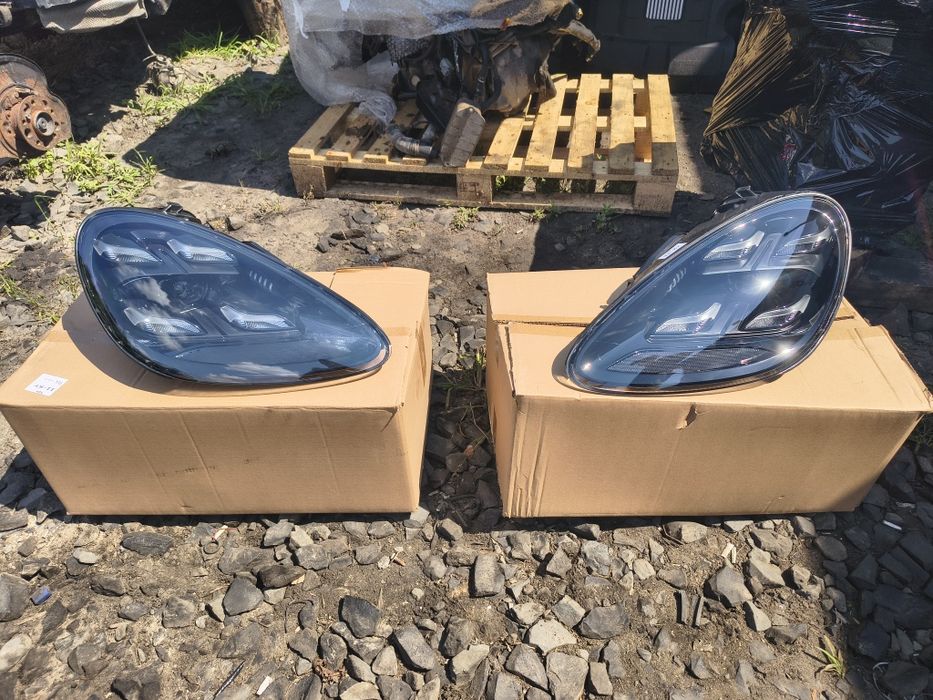 Фары фари Porsche Cayenne 958 до рестайлинг Порше Каен фарм оптика биксенон нові фари до Порш Каєн