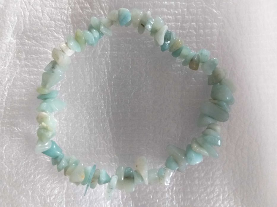 Pulseira de pedras naturais - Amazonite - fortalece a mente