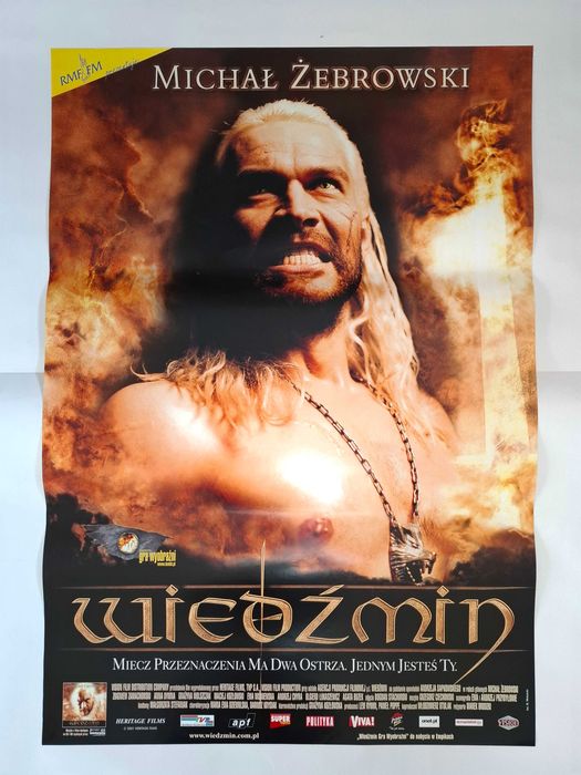 Plakat filmowy oryginalny - Wiedźmin