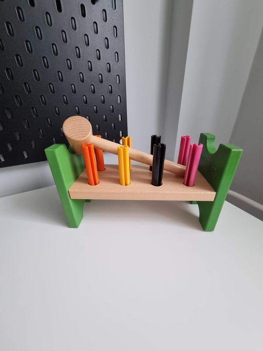 Przebijanka ikea zabawki drewniane