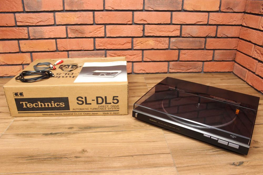 ‼️ Gramofon Technics SL-DL5 ‼️ Tangencjalny Nowa igła / Komplet TOP ‼️