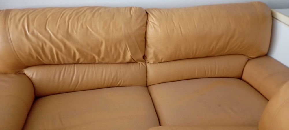 Sofás em pele em ótimo estado
