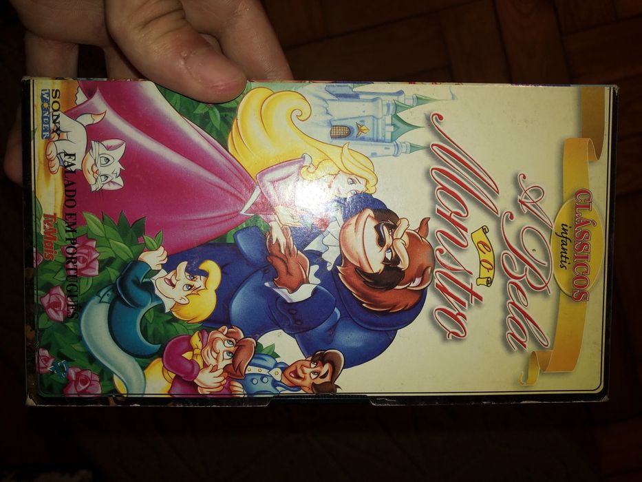 Filme a bela e o monstro (em cassete)