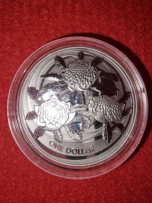 Инвестиционная монета Полевые цветы Австралии