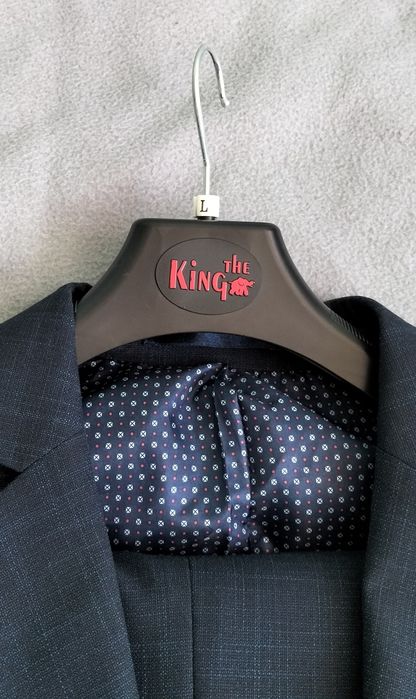 Garnitur męski granatowy L