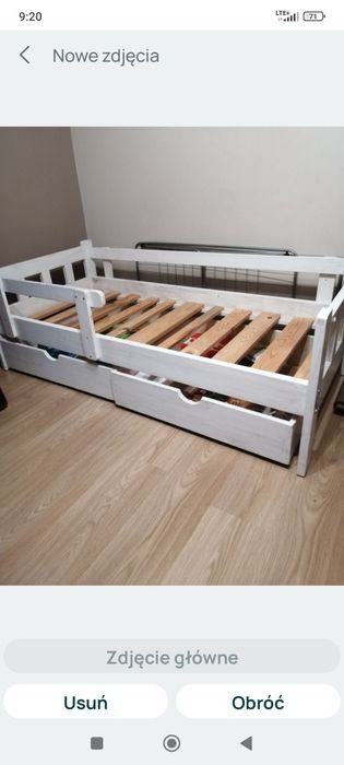 Łóżko młodzieżowe sosna