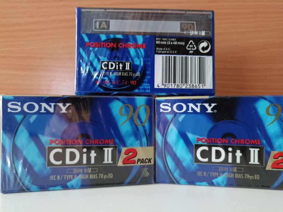 Cassetes Sony CDIT II Chrome