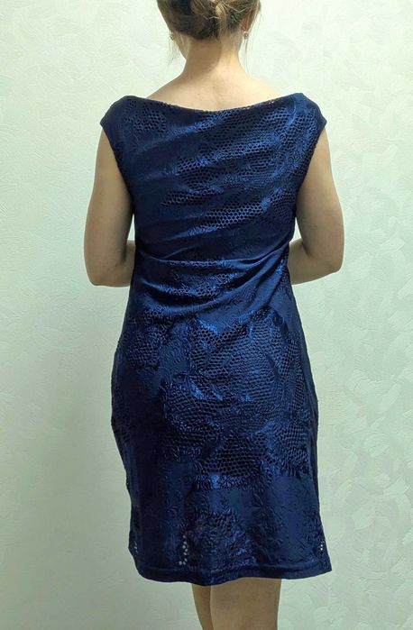 Вечірня сукня синього кольору s-m