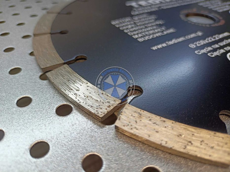 Tarcza do betonu 230mm tarcza diamentowa 230mm tarcza do kostki 230mm