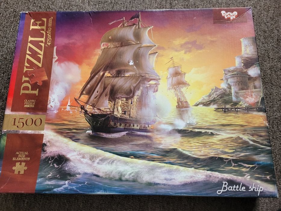 Пазли Danko toys 1500 елементів Battle ship