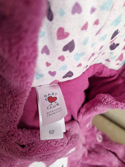 Kombinezon niemowlęce, z polarku, new born