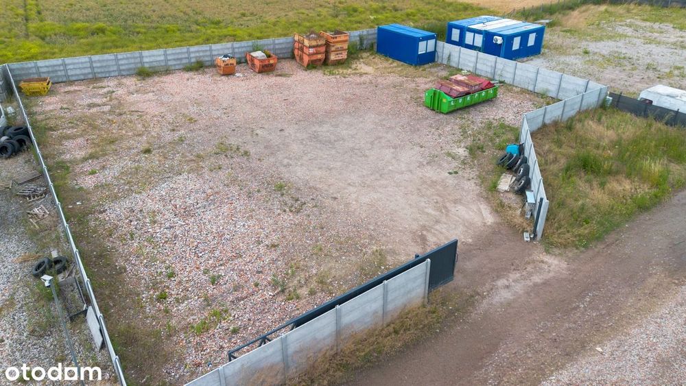 Działka pod inwestycję na wynajem, ogrodzona
