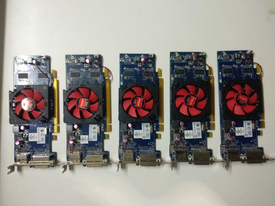 Видеокарта AТI Rаdеоn HD 7470.  память 1 ГБ  рабочая низкопрофильная