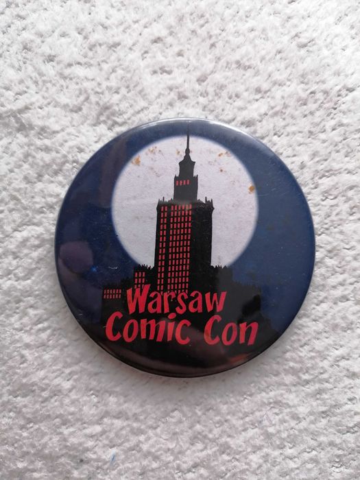 Plakietka Warsaw Comi Con standard