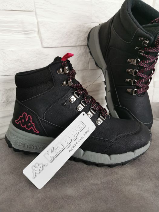Damskie nowe buty trekkingowe Kappa trapery śniegowce r. 38
