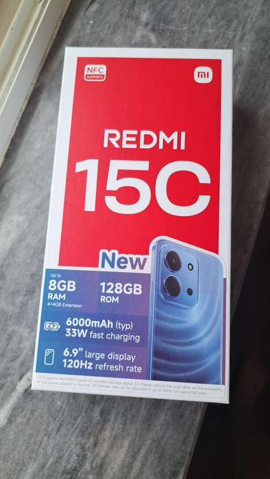 Smartphone XIAOMI Redmi 15C (6.9'' - 4 GB - 128 GB - Preto)