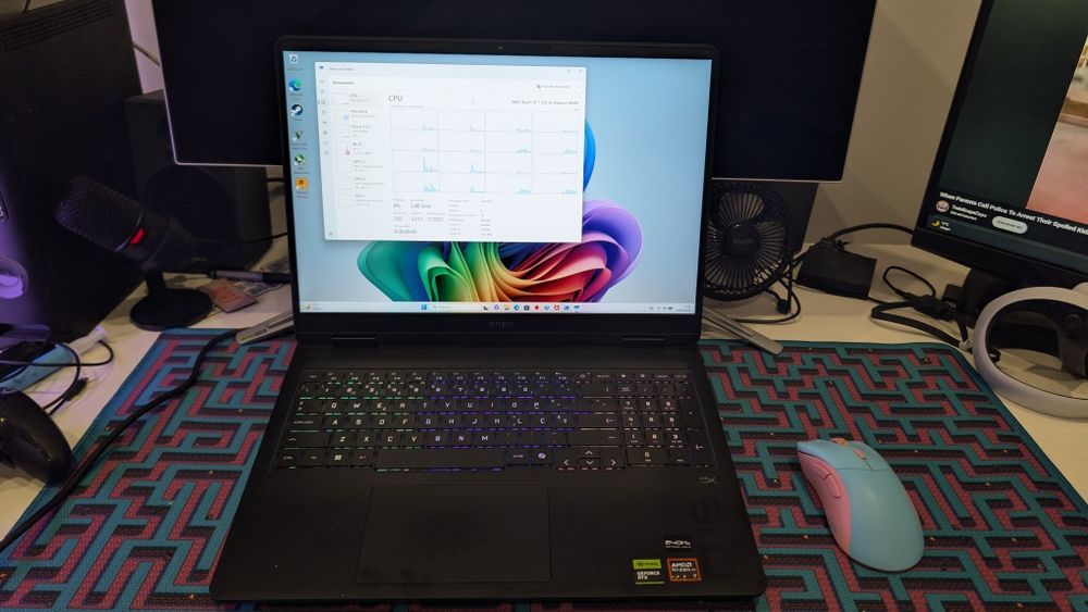 HP Omen RTX 5070 Ryzen aí 7 350 com garantia