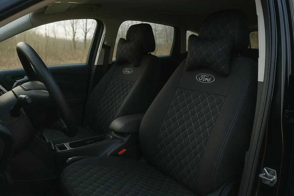 Чохли на авто. Міцні. Недорогі Skoda, Audi, VW, Renault, Peugoet, Ford, Focus, KIa Авточохли