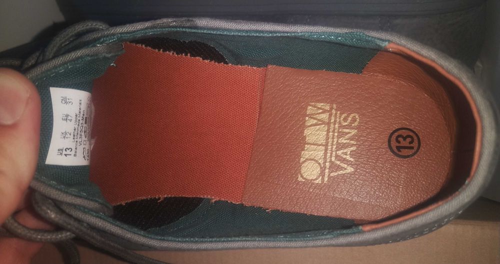Vans р.46-47 стельки-30,8см кеды туфли мужские