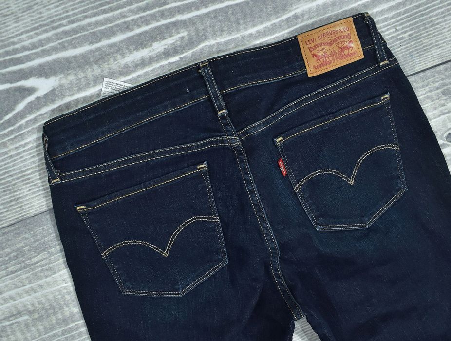 Levis 714 Straight Jeansy Damskie Spodnie W29 L34
