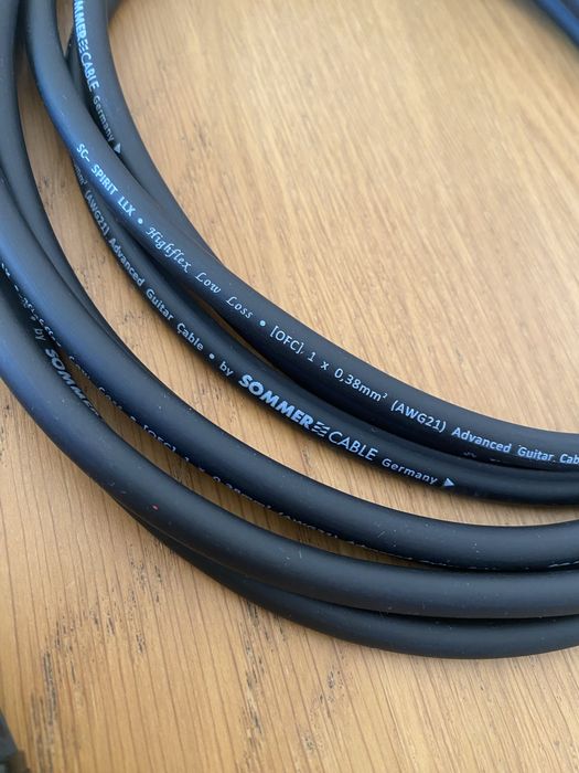 Cabo de instrumento / 5 m / Sommer + Neutrik Silent