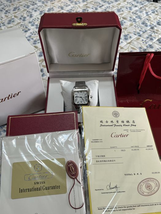 Relogio Cartier Santos Autimatico