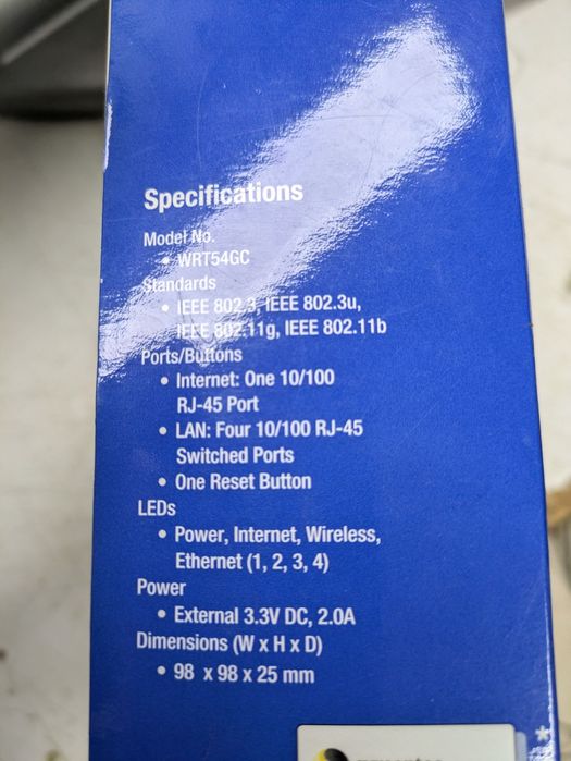 Router Linksys 2.4GHZ