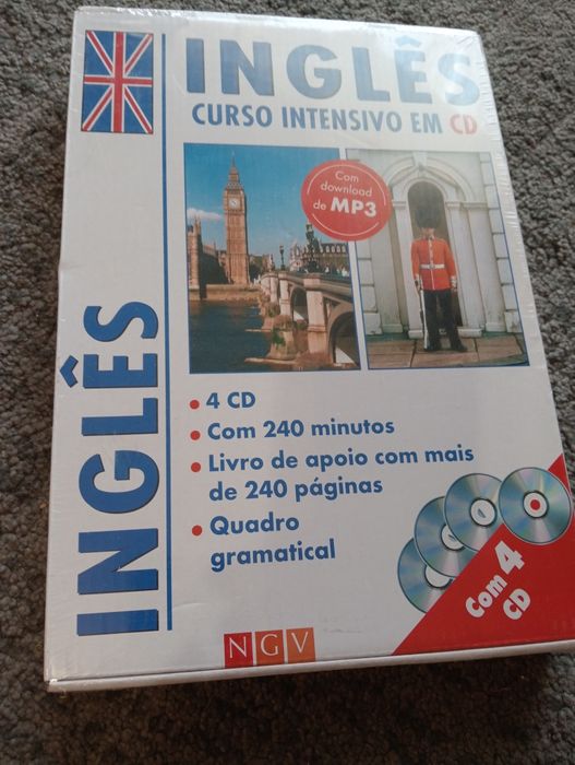 Curso intensivo de inglês com CD