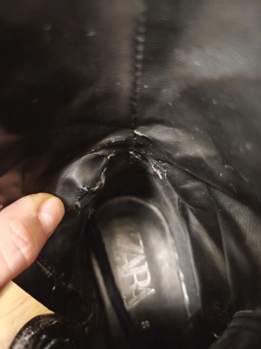 Ботинки Zara шкіряні