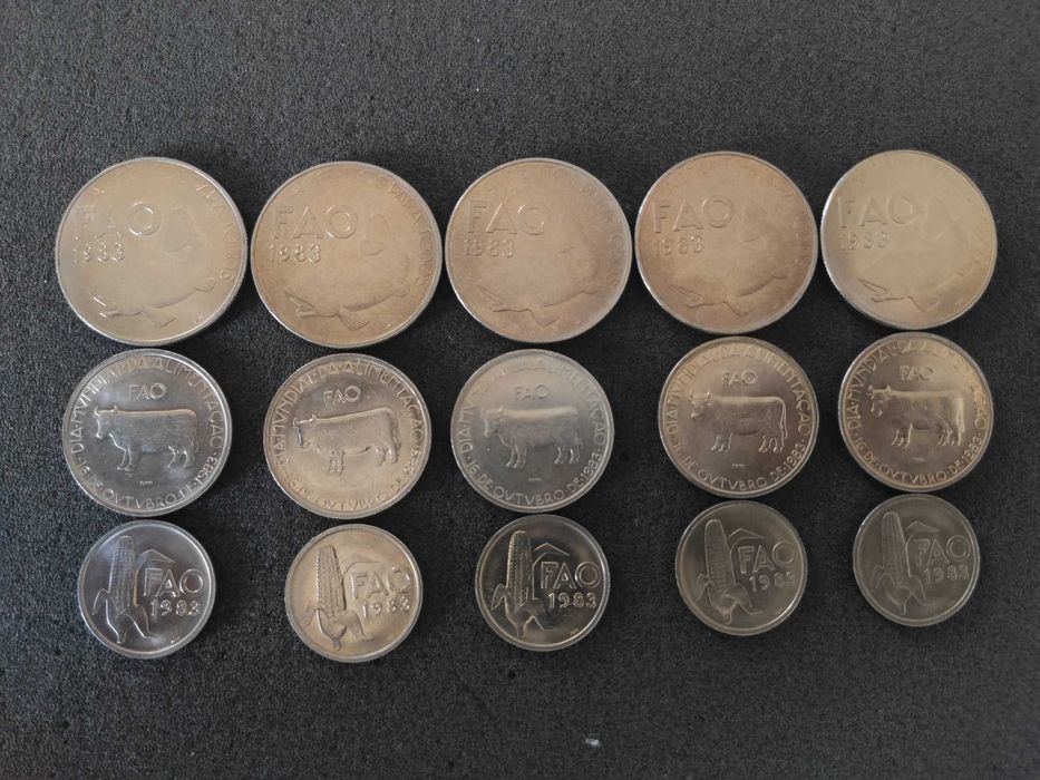 Conjunto 15 Moedas FAO por 10€