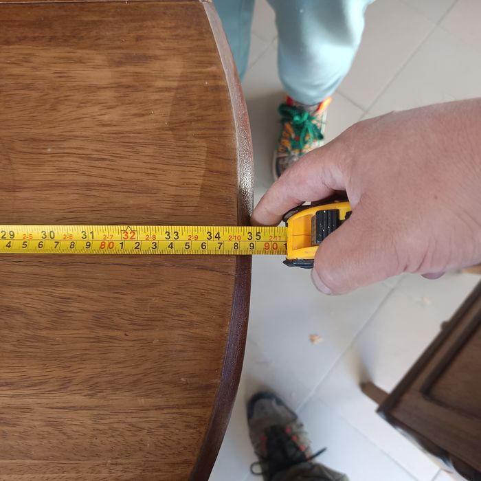 Mesa de abas com 89cm