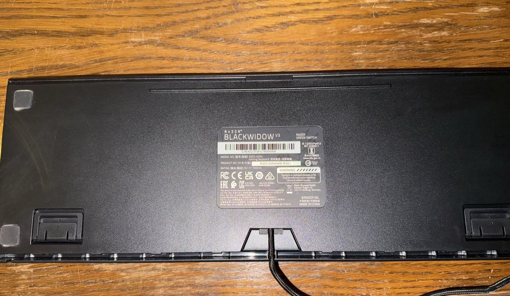 Клавиатура Razer blackwidow v3