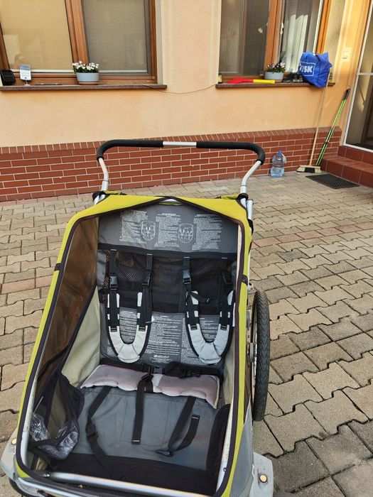 Przyczepka rowerowa biegowa  chariot cougar thule 2