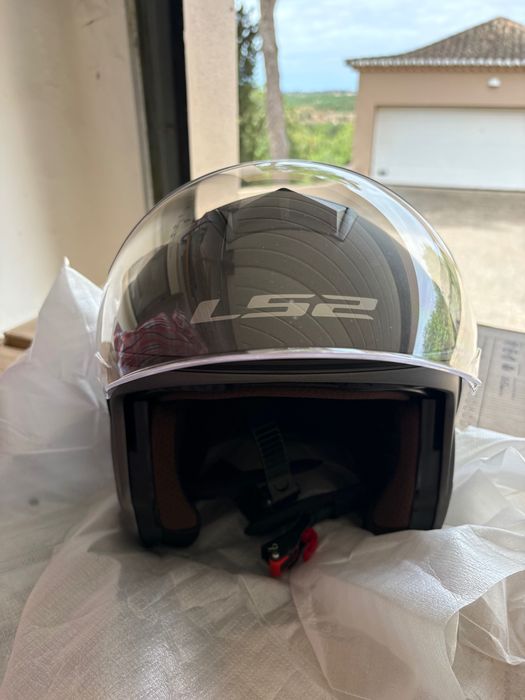 Capacete moto LS2 Twister novo
