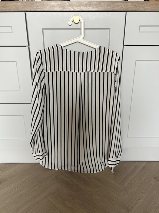 Biała koszula w paski H&M
