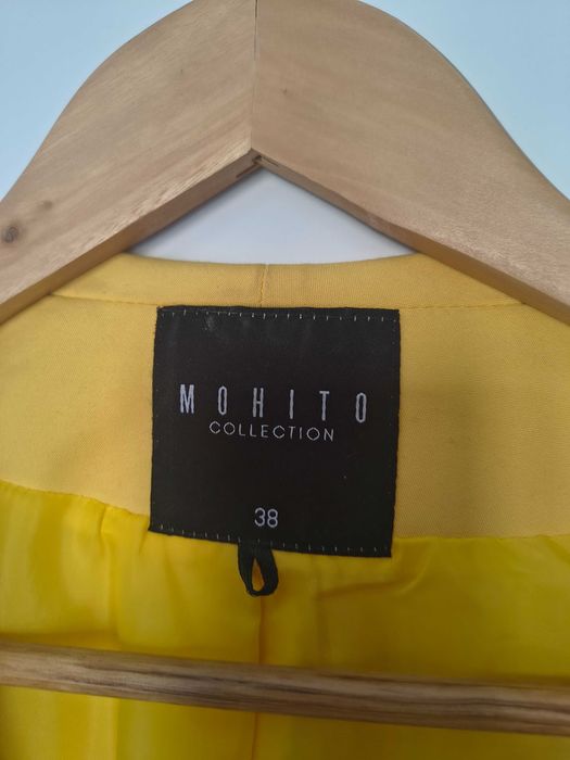 Blezer letnia marynarka Mohito r. 38 żółta