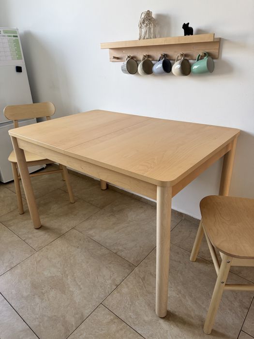 IKEA RONNINGE komplet stol rozkładany i dwa krzesla Gdańsk Strzyża • OLX.pl