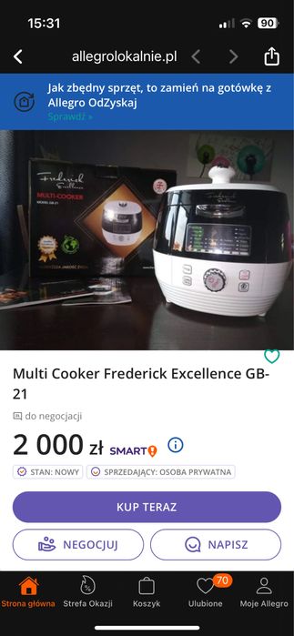 Multi Cooker Frederick Excellence GB- 21