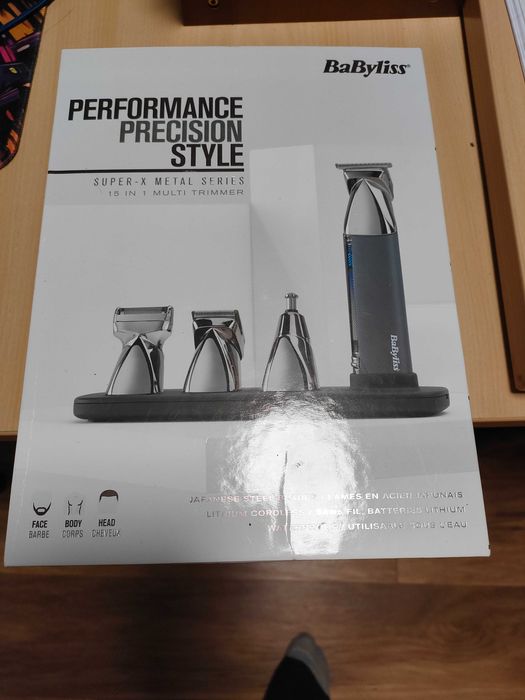 Trymer 15 w 1 BaByliss Super-X Metal MT996E – , użyty kilka razy