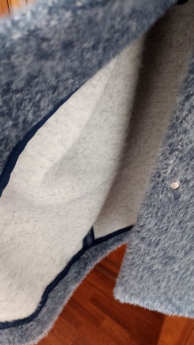 Sobretudo azul mesclado Bimba y Lola M