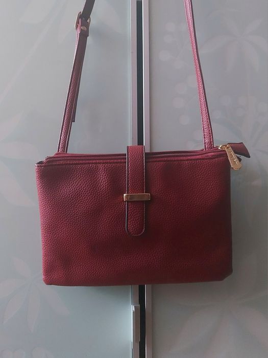 Nowa bordowa torebka CCC
