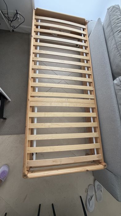Cama empilhável, pinho, 80x200 cm