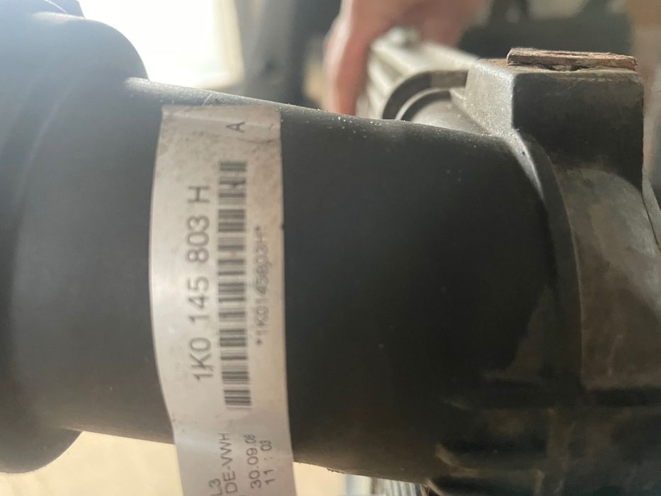 Радіатор інтеркулєра vw 1.9 TDI
