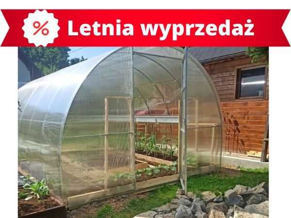 Szklarnia Tunel ogrodowy 3x4 3x6 3x8 Profil 40x20 Poliwęglan 4 / 6mm