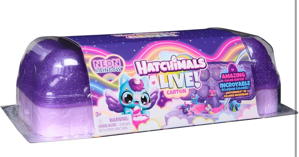 Набір Hatchimals Neon 5 міні-фігурок у сюрприз-ячейках