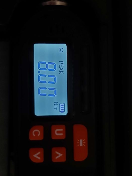 Chaves de punhos dinamométrica electrónica 1/4" 0.3- 8Nm